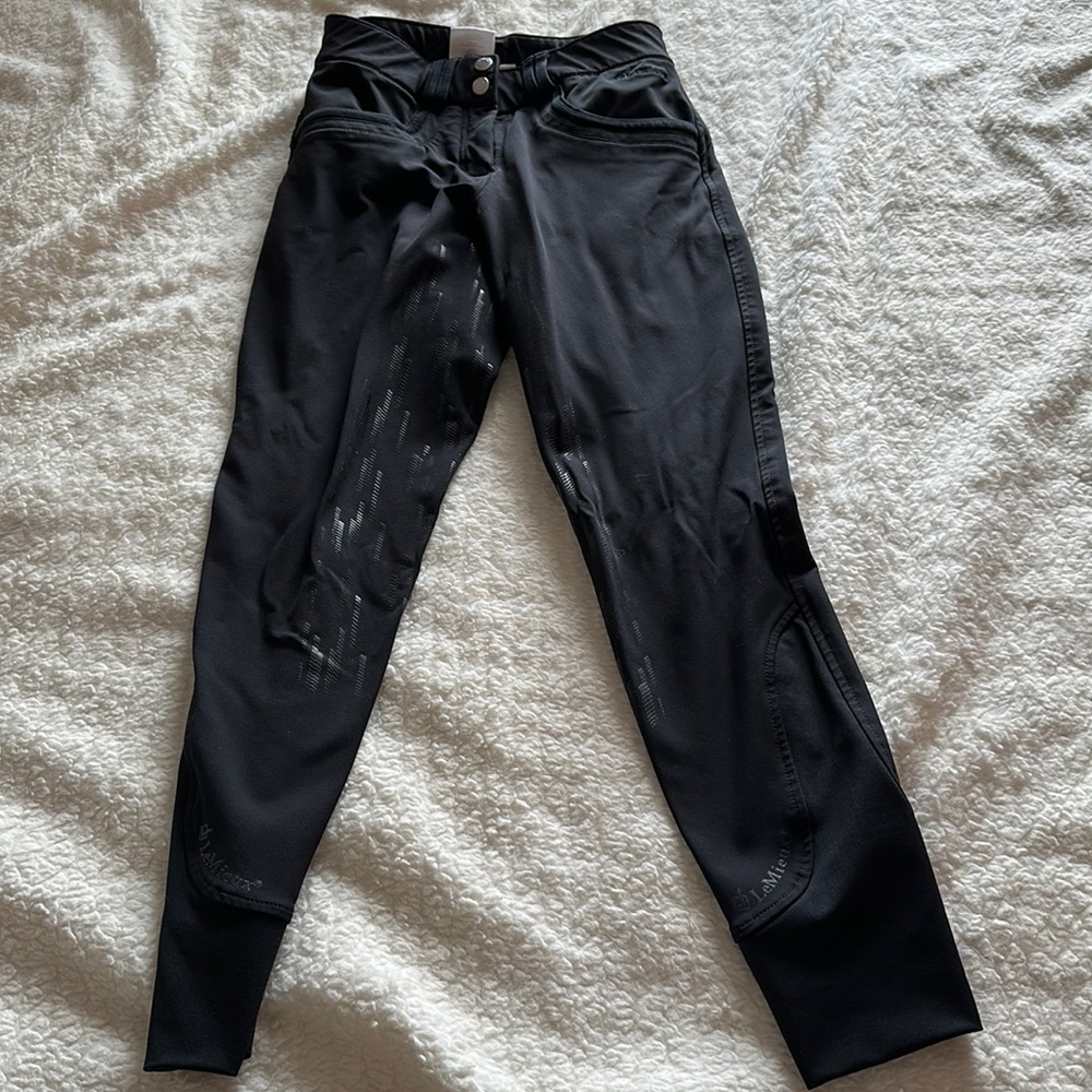 LeMieux Black Full Seat Drytex Waterproof Breaches